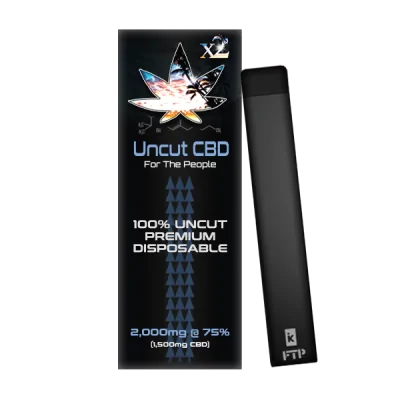DROP SHIP: CBD Disposable Pens 2mL / Blue Ice (S) *CannaTerps